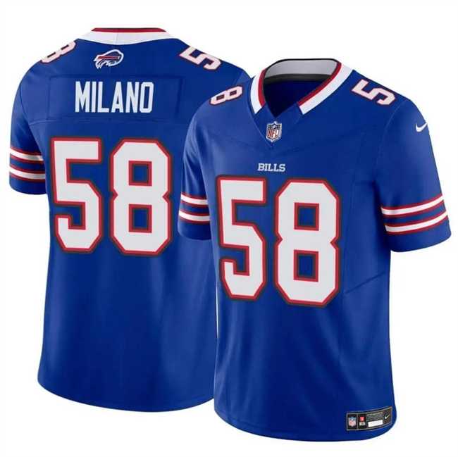 Men & Women & Youth Buffalo Bills #58 Matt Milano Royal 2024 F.U.S.E. Vapor Untouchable Limited Stitched Football Jersey->buffalo bills->NFL Jersey